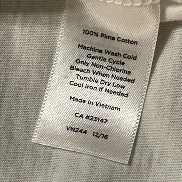 SET of 3 Talbots Tee, Women’s L, scalloped neck: Orange Black White striped - Picture 8 of 10